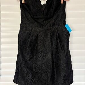 Guess Black Strapless Lace Dress *Homecoming!